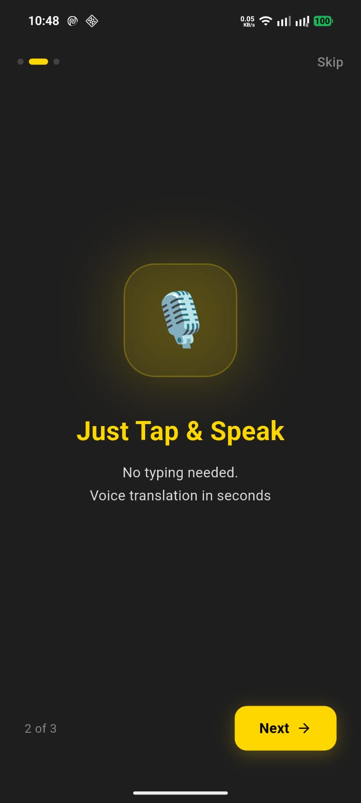 SAWSAWA AI voice translation, no typing needed